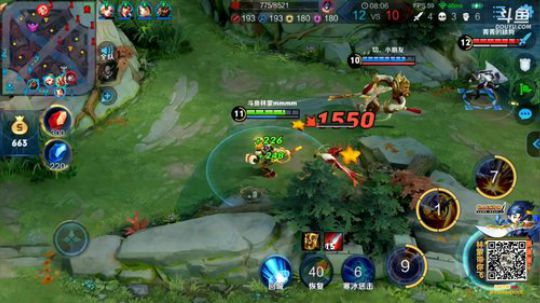 我在斗鱼看林蒙m直播王者荣耀