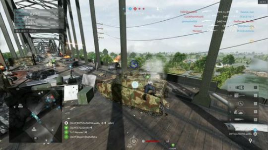 【BFV】战斗机~你跟视频学的舔桥吧？哈哈哈哈