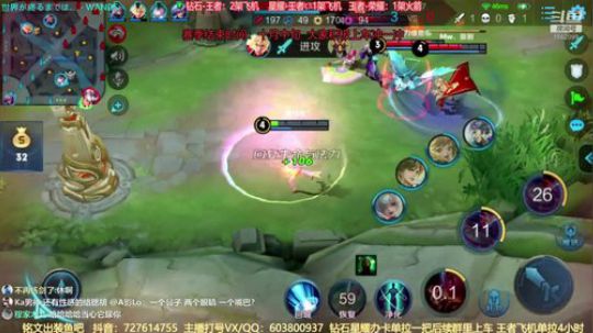 国服公孙离50输出带粉上王者和荣耀 2019-10-03 10点场