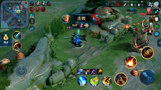 我在斗鱼看林蒙m直播王者荣耀