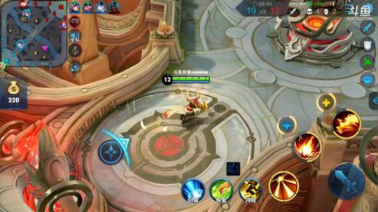 我在斗鱼看林蒙m直播王者荣耀