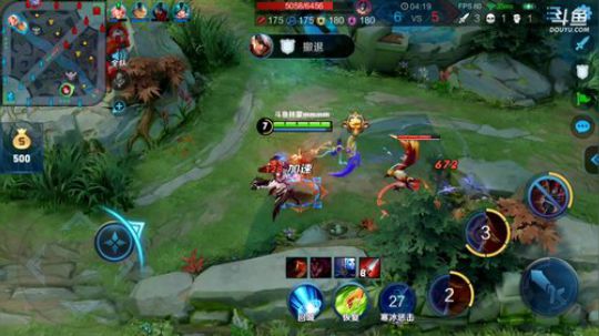 我在斗鱼看林蒙m直播王者荣耀