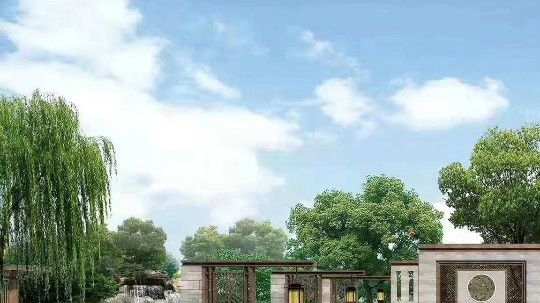 蓝天白云