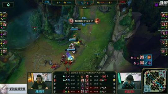 我在斗鱼看英雄联盟赛事直播英雄联盟