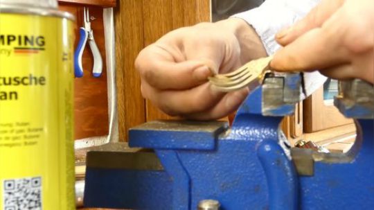 【尤里作坊】制作一套精美的铜质刀叉