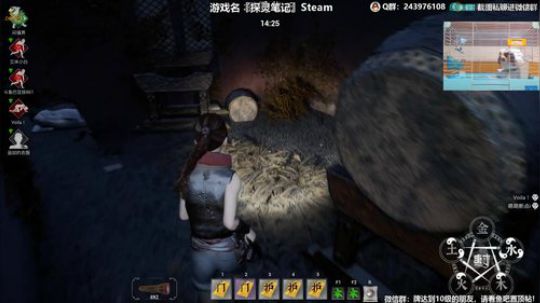 我在斗鱼看樂楽乐八幺九直播探灵笔记