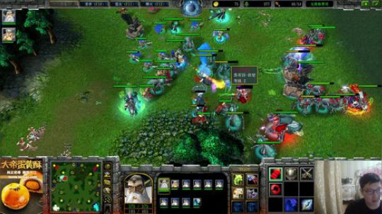 我在斗鱼看大帝LioN直播魔兽争霸