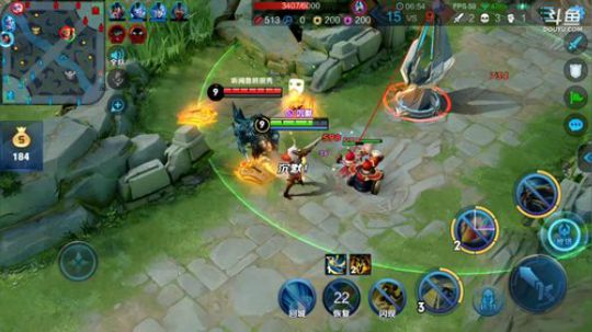 我在斗鱼看林蒙m直播王者荣耀