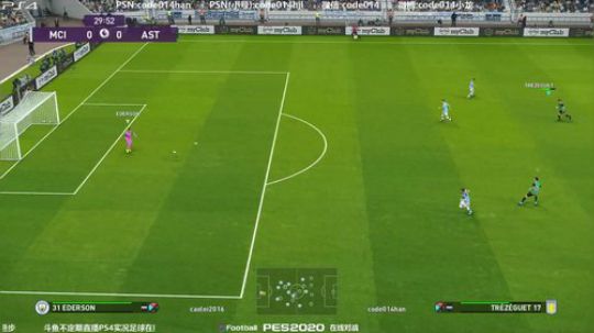 pes2020 实况足球 PS4在线对战 2019-10-10 21点场