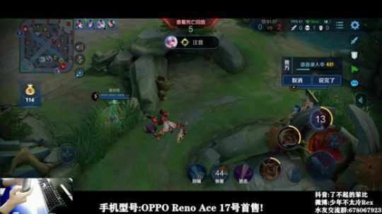 我在斗鱼看少年不太冷Rex直播王者荣耀