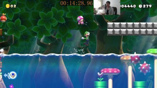 我在斗鱼看I美神I直播马里奥制造