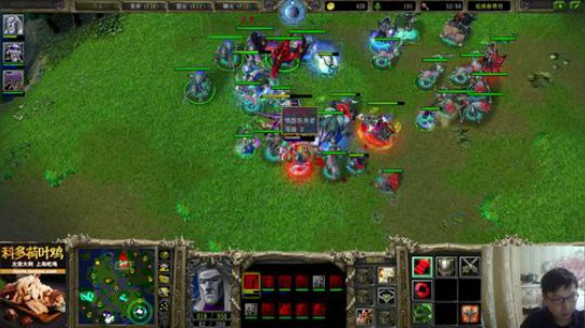 我在斗鱼看大帝LioN直播魔兽争霸