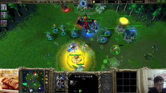 我在斗鱼看大帝LioN直播魔兽争霸