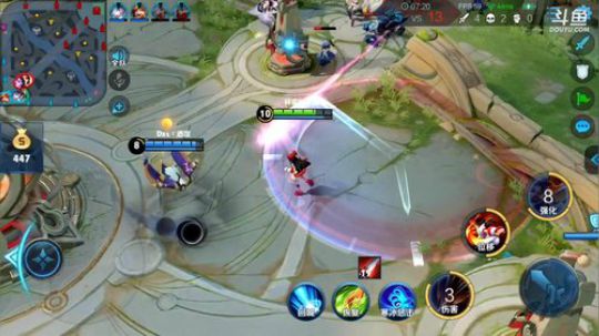 我在斗鱼看林蒙m直播王者荣耀