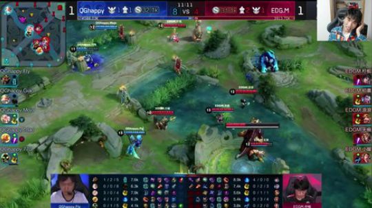 潇洒解说;QG VS EDG.M 2019-10-18 21点场
