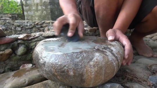 【原始的生活】建造石屋P2(第73弹）