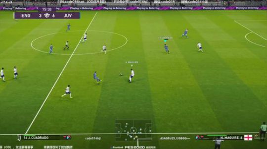 pes2020 实况足球 PS4在线对战 2019-10-19 21点场