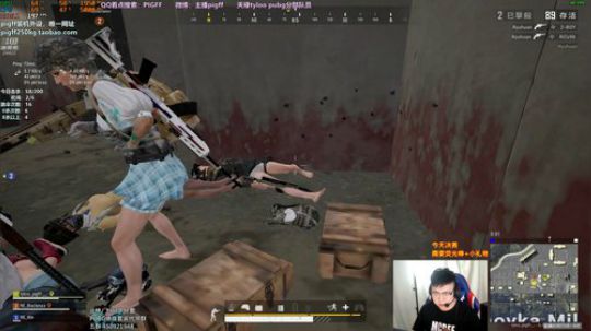 我在斗鱼看pigff直播绝地求生