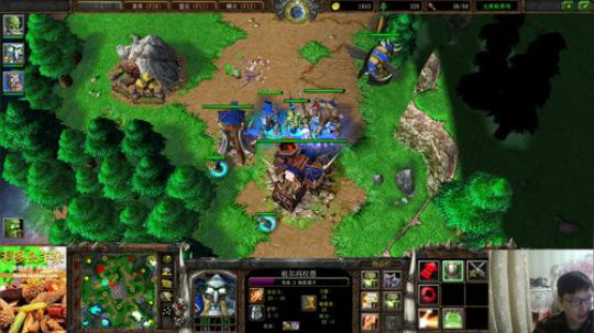 我在斗鱼看大帝LioN直播魔兽争霸