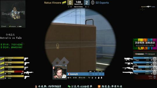 NaVi vs G2 Bo3 标题太短 2019-10-22 20点场