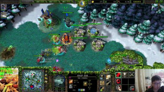 我在斗鱼看大帝LioN直播魔兽争霸