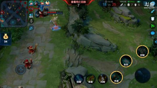 我在斗鱼看林蒙m直播王者荣耀