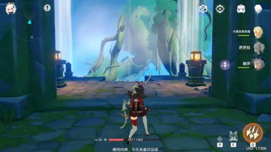 【原神】简单讲解元素战斗和逃课方法 28级副本
