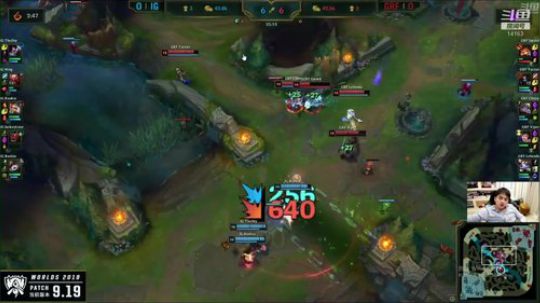 草莓：恭喜IG FPX 会师~ 2019-10-27 01点场