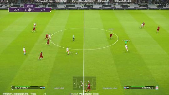 pes2020 实况足球 PS4在线对战 2019-10-27 21点场