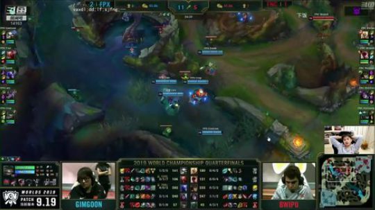 草莓：恭喜IG FPX 会师~ 2019-10-27 03点场