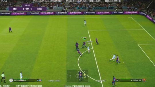 pes2020 实况足球 PS4在线对战 2019-10-28 22点场