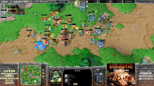 我在斗鱼看大帝LioN直播魔兽争霸