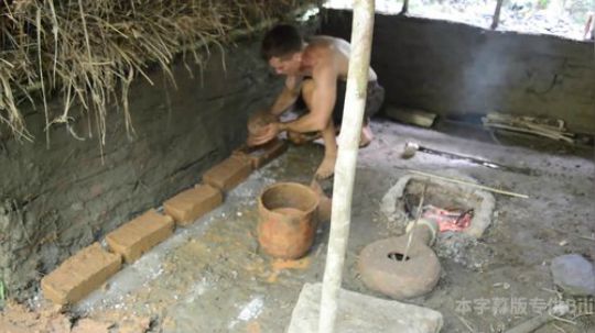 【原始技术合集】澳洲小哥徒手建造  44、粘土砖