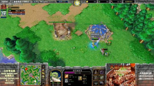 我在斗鱼看大帝LioN直播魔兽争霸