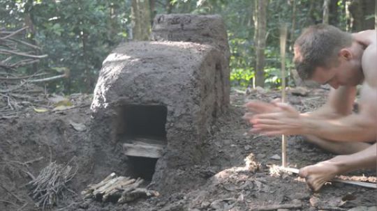 【原始技术合集】澳洲小哥徒手建造  46、横焰窑