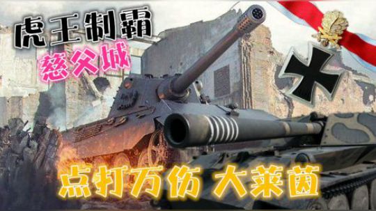 【坦克世界】万伤大莱茵 横行格勒大虎王