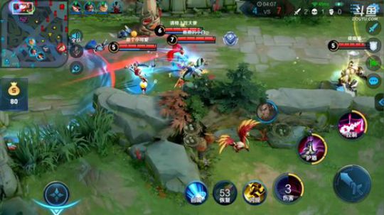 我在斗鱼看林蒙m直播王者荣耀