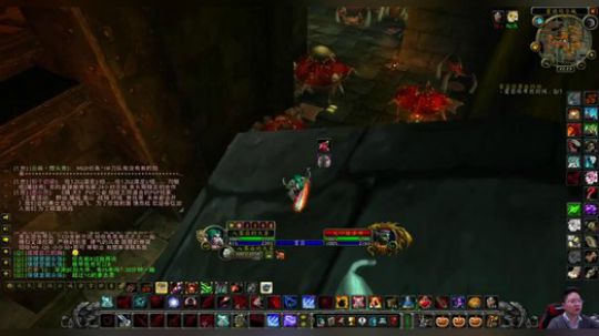 魔兽世界怀旧服：黑石塔下层单抓血斧座狼，狂怒之嚎团本神技哦