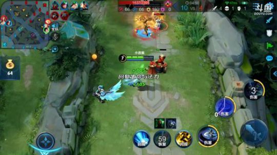 我在斗鱼看林蒙m直播王者荣耀