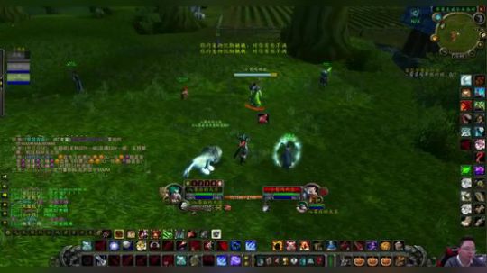 魔兽世界怀旧服：大战后的艾尔文森林，活捉一只部落，玩了半天！