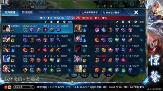 惊蜇：今夜无雪无晴  无悲喜 2019-11-01 23点场