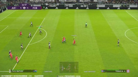 实况足球PS4 pes2020 od侥幸赢了千分大师