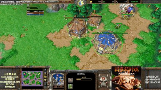 我在斗鱼看大帝LioN直播魔兽争霸