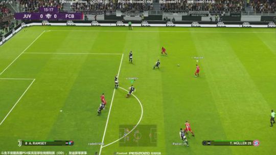 pes2020 实况足球 PS4在线对战 2019-11-04 21点场