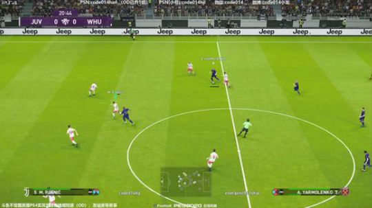 实况足球PS4 pes2020 od对方就一脚射门却进了仨