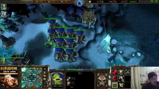 我在斗鱼看大帝LioN直播魔兽争霸