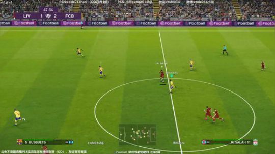 pes2020 实况足球 PS4在线对战 2019-11-06 21点场