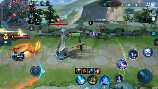 我在斗鱼看林蒙m直播王者荣耀