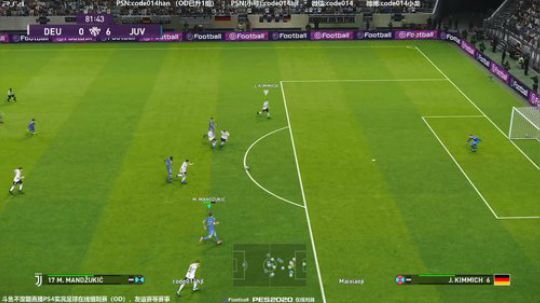 pes2020 实况足球 PS4在线对战 2019-11-07 21点场