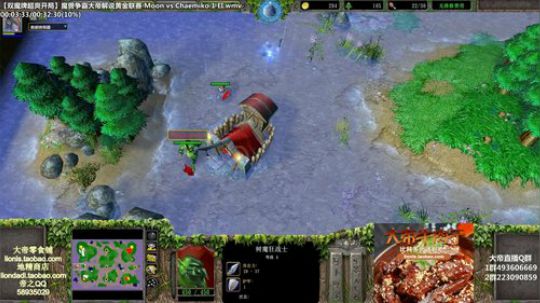 我在斗鱼看大帝LioN直播魔兽争霸